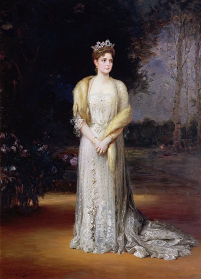 Portrait of Empress Alexandra Fyodorovna, 1914 by Jakov Jakovlevich Veber